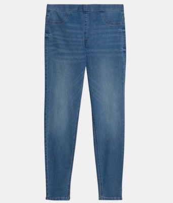 EX M*S JEGGING HIGH WAIST DENIM FULL LENGTH LEGGING STRETCH JEAN