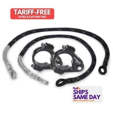 Mpd MPD10502, Kit Black Axle Tether Pair With 2.25In Clamps Performance Parts