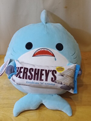 Snackles Series 2 Shark Hershey Cookies n Cream 16 Inch  Plush Very Large Soft