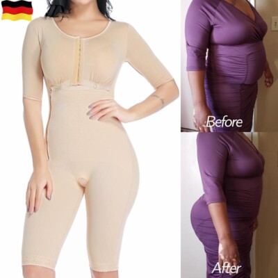 Damen Shapewear Figurformender Fajas Body Shaper Bauchweg Shaping Bodysuit Slim