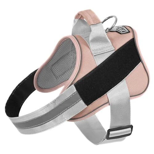 Dog Harness, No-Pull Reflective Dog Vest, XX-Large (Pack of 1) RosePink