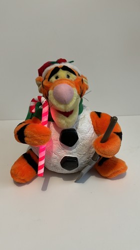 Disney Tigger von Winnie the Puuh animierter singender Schneeball Schneemann Juwel *LESEN - Bild 5 von 7