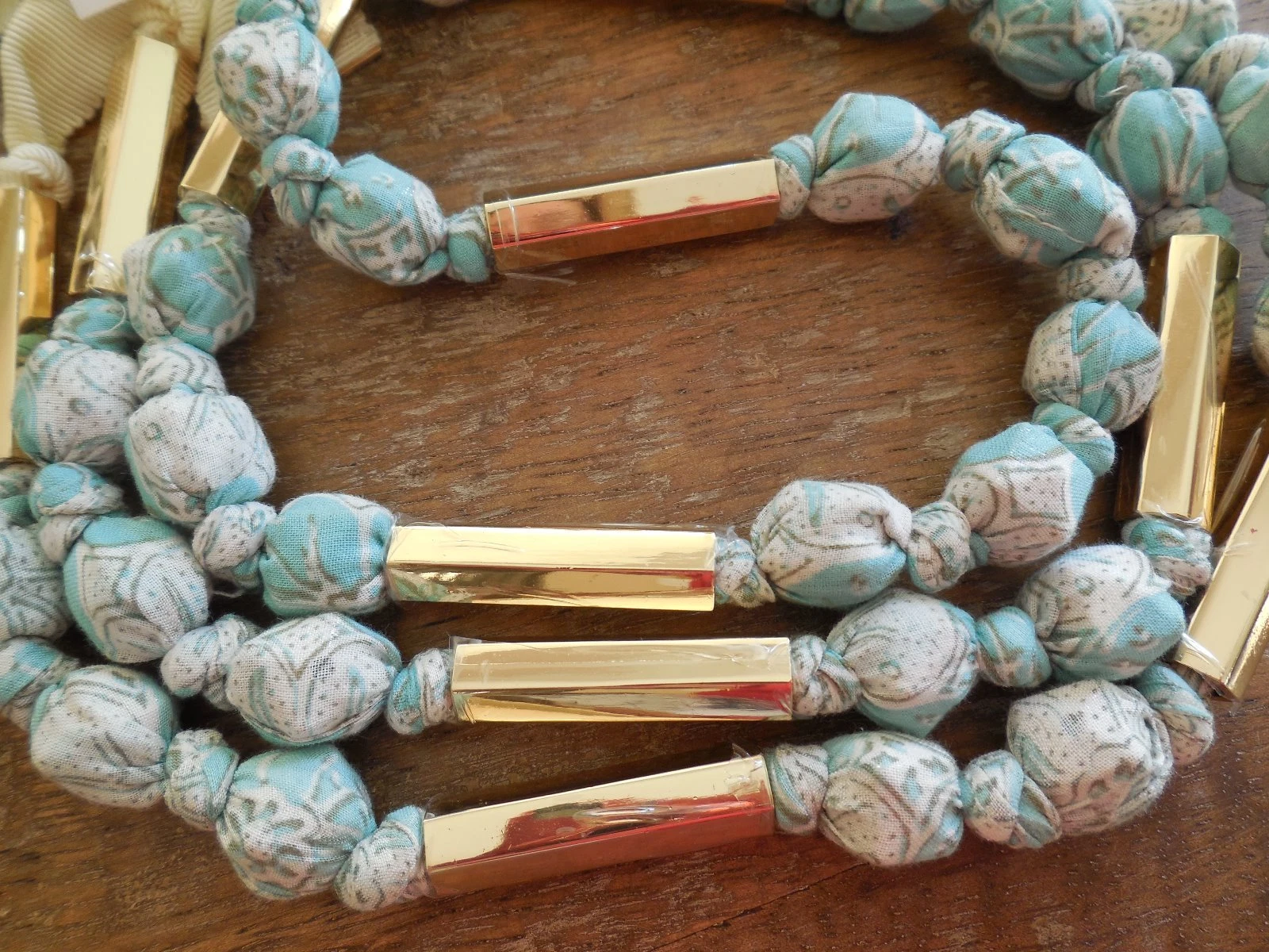 TORY BURCH Micah lunga multicolore tessuto perline collana nastro cravatta RARA $ 195 BOHO