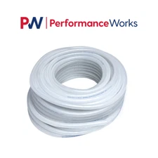 HPS 1/8" ID Clear High Temp Reinforced Silicone Heater Hose Tubing 3mm ID