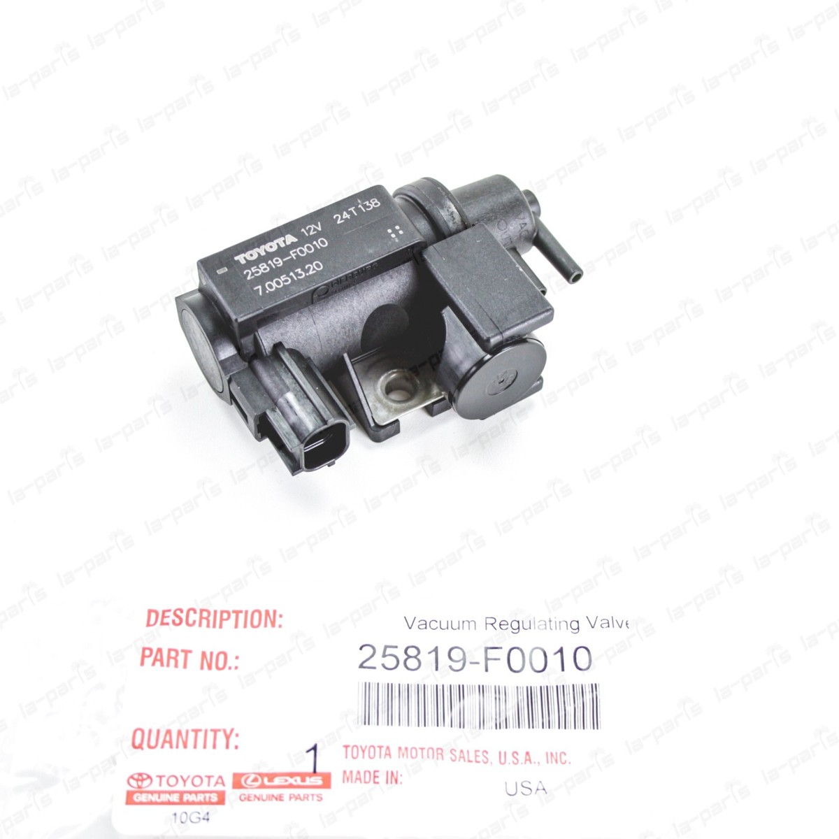 Toyota Lexus 2.0L Turbo Vacuum Regulating Valve Assy | 25819-F0010