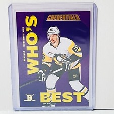 Erik Karlsson 2023-24 UD Credentials Who's Best #WB-EK Pittsburgh Penguins