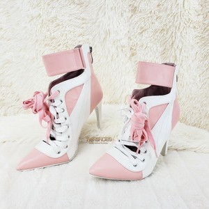 pink high heel sneakers
