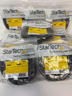 STARTECH.COM DVIDSMM10 10 FT DVI-D SINGLE LINK DIGITAL MONITOR CABLE M/M LOT 12