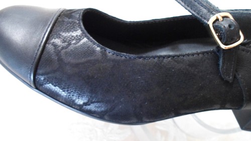 SAS Shoes Women's Isabel Black Snake Mary Jane Pumps, Heels, Size 7 M - Picture 4 of 10