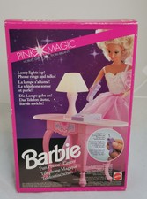 Barbie mattel telephone magique pink magic new in box #1707 1990 vintage scelle