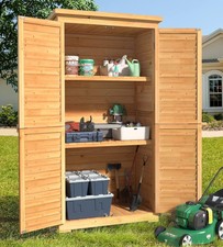 Gizoon Outdoor Storage Cabinet with 3 Shelves...