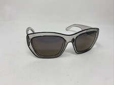 SEAN JOHN WOMENS SUNGLASSES SJ 9044s 057 TRANSLUCENT CLEAR WITH GRAY LENS DG84