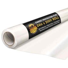 Carpet Protection Film, 24" x 200' Roll - Clear Self Adhesive, Floors  Surfaces