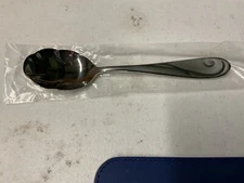 New Sugar Spoon Platinum Wave  by YAMAZAKI 18/8 Satin Stainless Steel