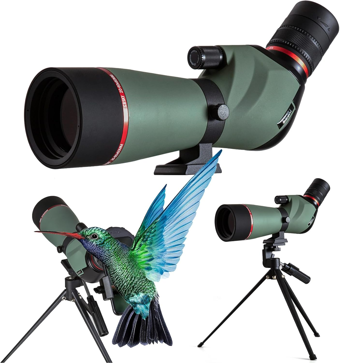 Spotting Scope, 20-60X60 Spotting Scopes for Target Shooting & Hunting & Bird Wa