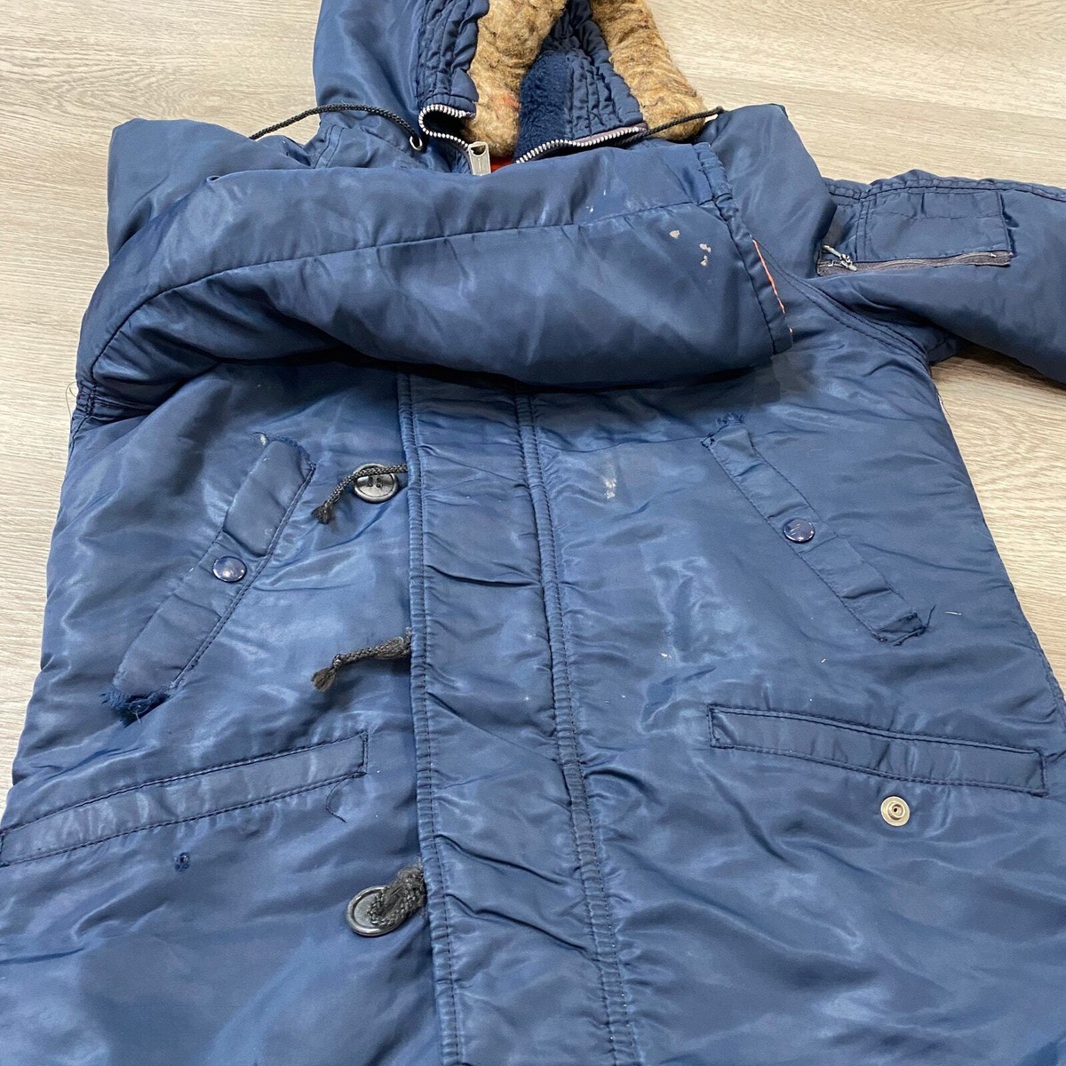 Vintage 60s 70s Sears Roebuck Talon Zipper Parka Jacket Outerwear