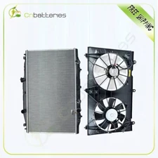 For 2003-2004 Honda Accord New Aluminum 2599 Radiator and 620-225Cooling Fan Kit