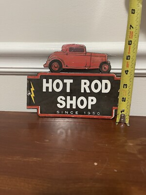 Hot Rod Shop Since 1950 Advertising Sign 8x6 inches | eBay