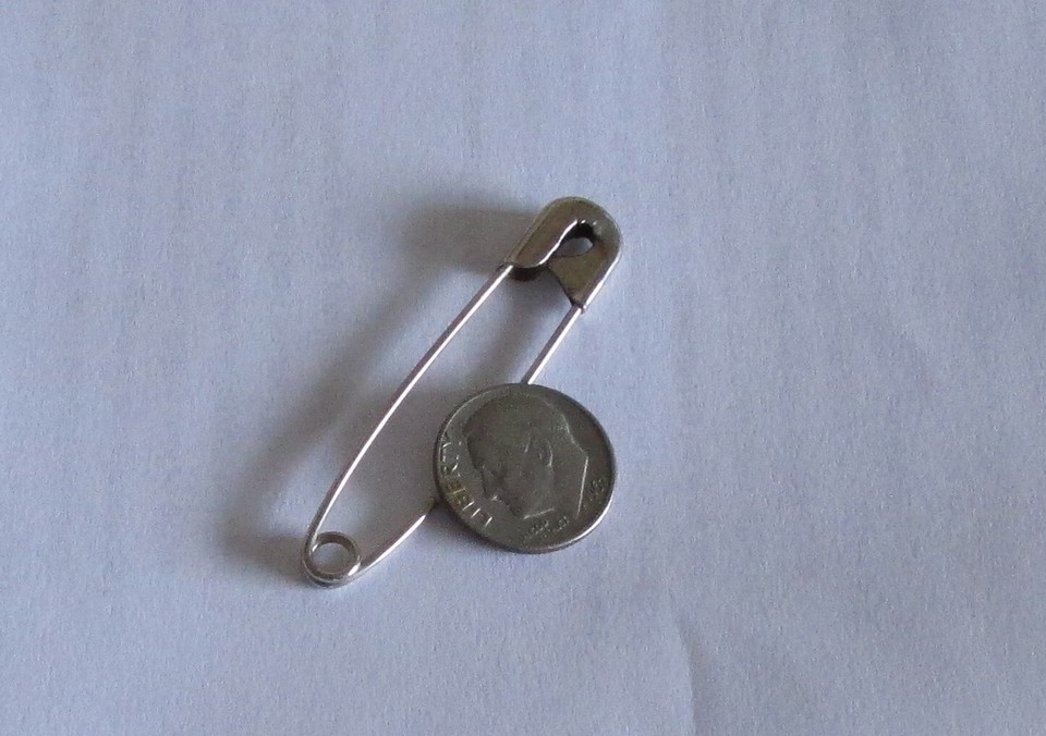 Tie Pin FDR 1967 Dime Safety Pin Tie Clip 2 Inch eBay