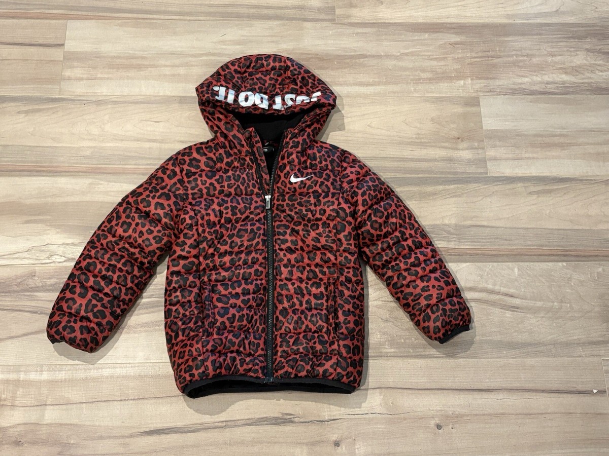 Nike Fleece Nike Animal Print Hoodie Nike Women's XS Ivory Leopard