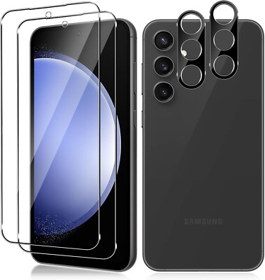 2X Schutzglas ( Display + Kamera ) für Samsung Galaxy S23 FE 5G Hartglas 9H