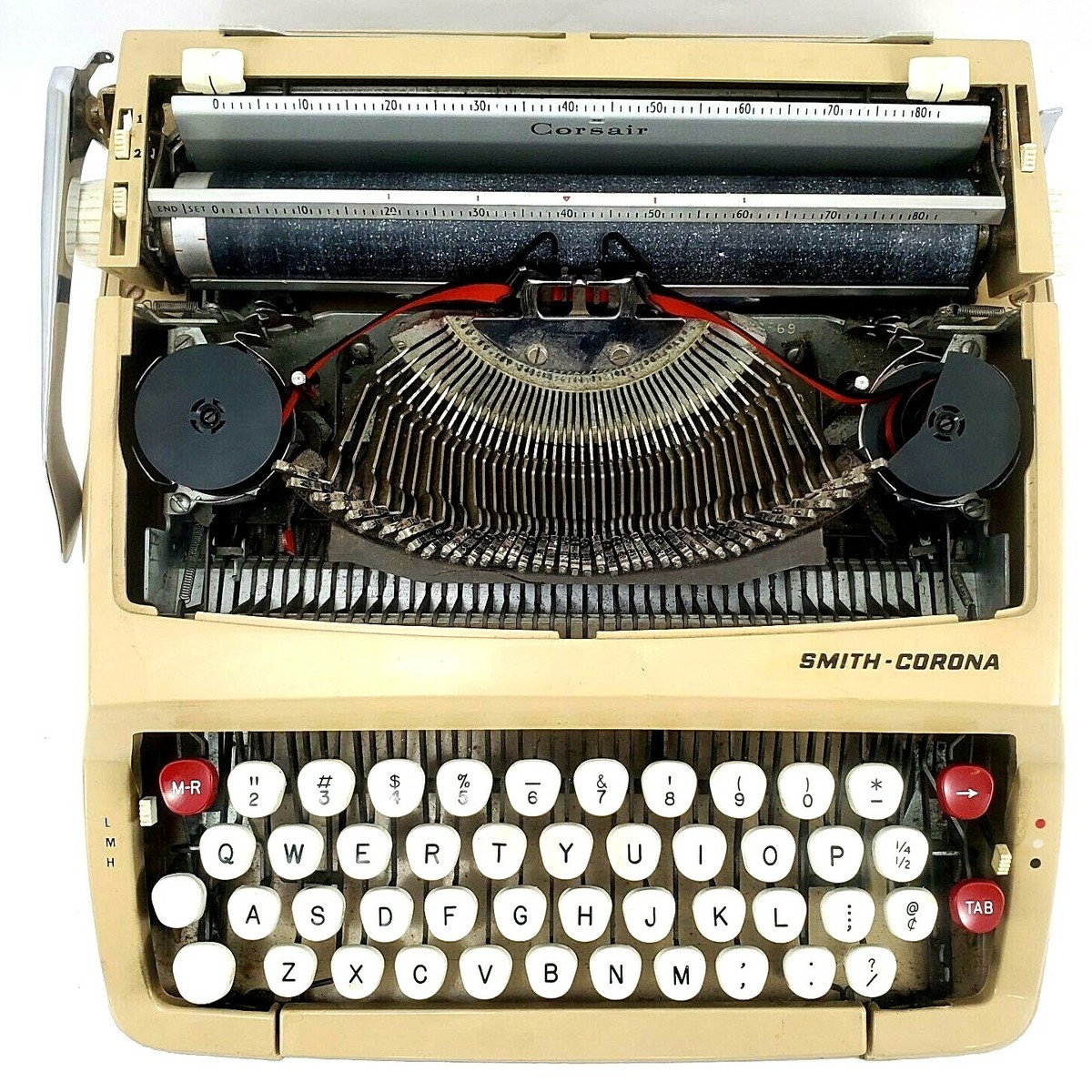 【ビンテージ】大型 米国 アンティーク SMITH-CORONA タイプライター 1940s アンティーク タイプライター Typewiters スミス コロナ