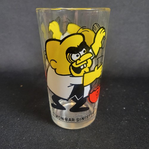 Pepsi Collector Series Glass Simon Bar Sinister 1970's Great Cond Cup Vintage - 第 1/7 張圖片
