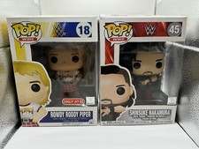 WWE Rowdy Roddy Piper 018 & Shinsuke Nakamura 045 Funko Pop Bundle