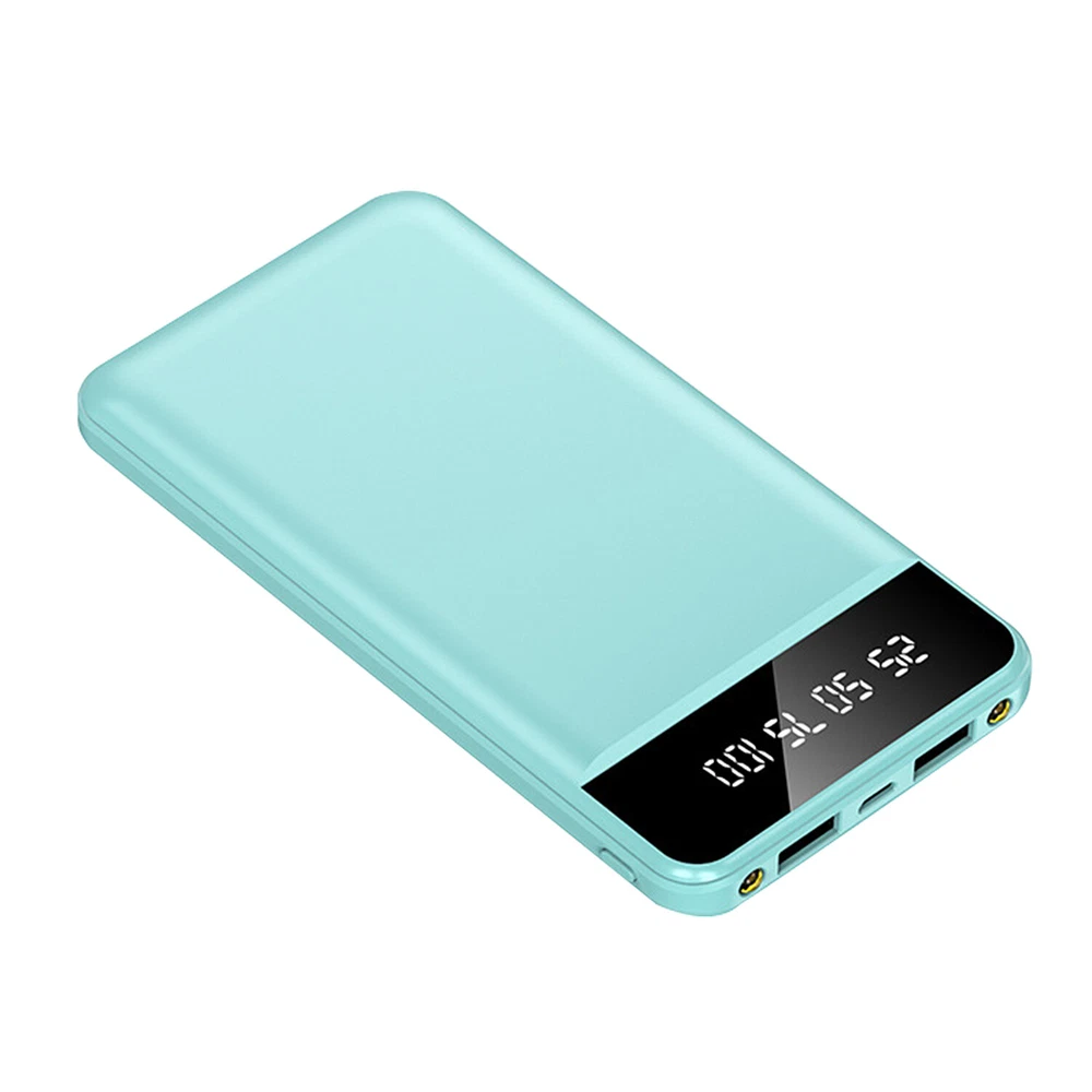 Power Bank 10000mah 2USB Charger External Portable Battery Backup For Cell Phone