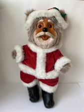 ROBERT RAIKES Christmas Santa Bear L.ED 4118 22 Ht Excellent