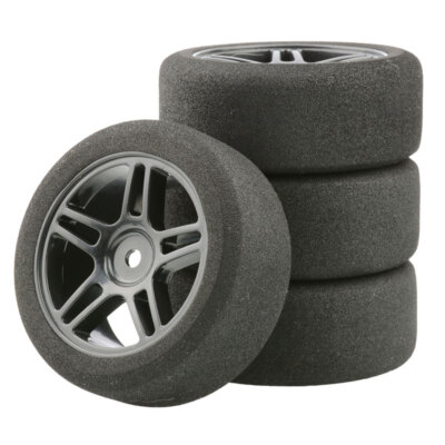 1/10 Onroad Rc Car Wheels Foam Racing Tires For Tamiya tt01 tt02 Traxxas 4tec D4