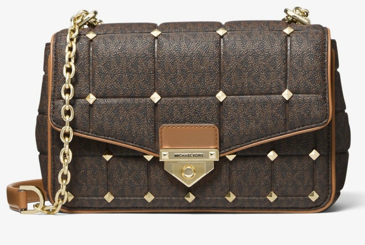MICHAEL KORS ブラック ショルダーバッグ　SOHO ラージ SOHO(ソーホー) チェーンショルダー ラージ | マイケル・コース