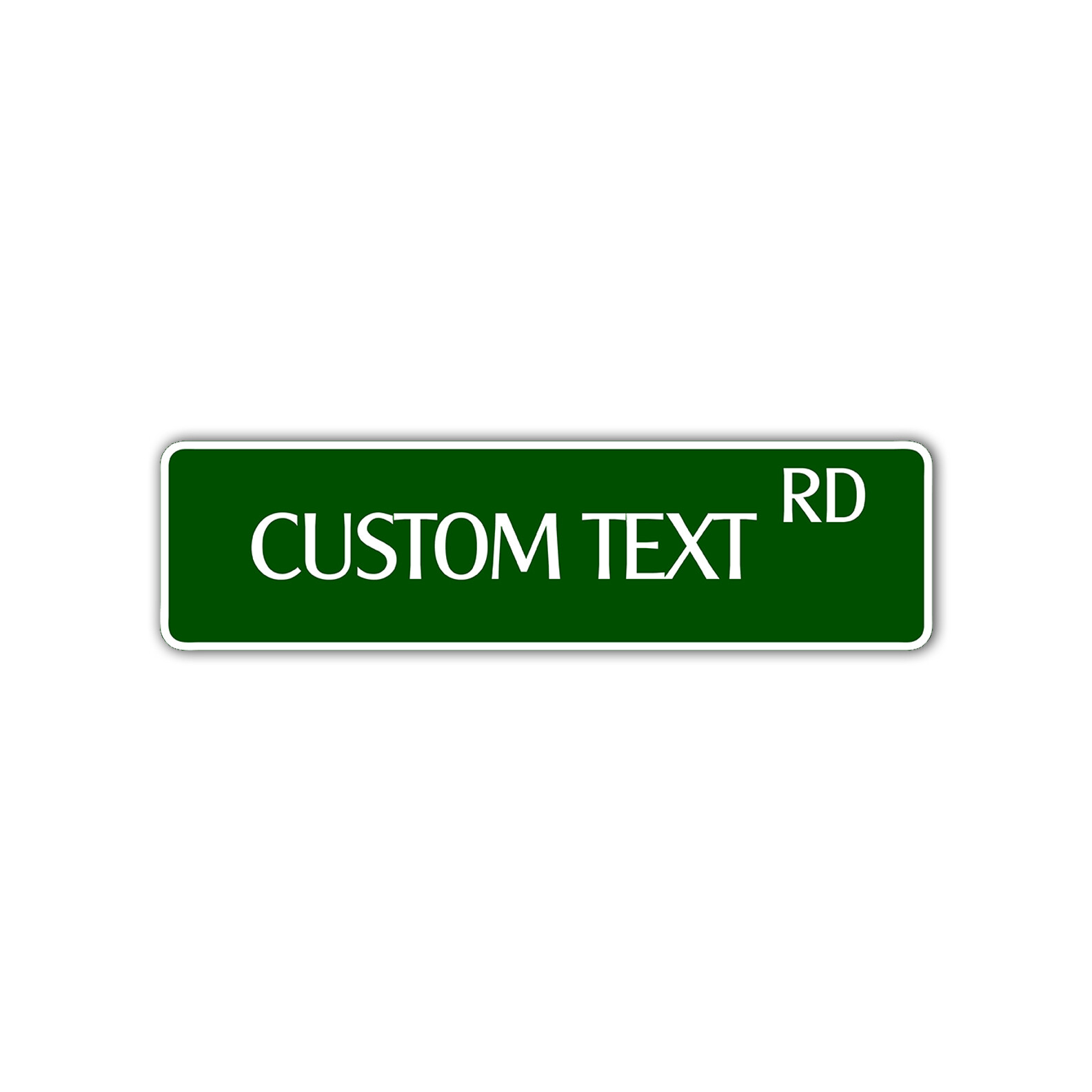 Custom Street Sign Your Text Rd Personalized Road Driveway Aluminum ...
