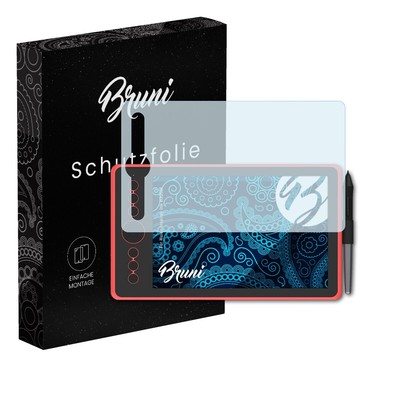 Bruni 2x Folie für Huion Inspiroy Ink H320M Schutzfolie Displayschutzfolie