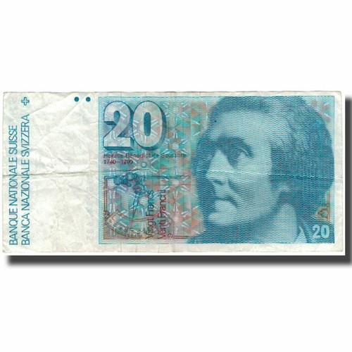 [#599279] Banconota, Svizzera, 20 franchi, KM:55e, VF (20-25) - Foto 1 di 2