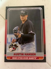 Austin Hansen 2019 Quad Cities River Bandits Team Card