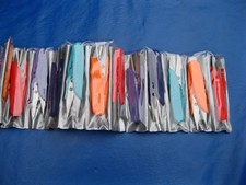 NEW 12 PCS. SEWING THREAD NIPPERS CLIPPERS TRIMMING SCISSORS WITH POUCH