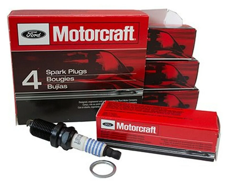Bujía de cobre supresora Motorcraft SP424 SP-424 (caja de 4) Foto 2 de 4