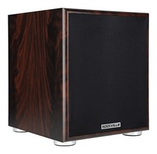 Rockville Rock Shaker Dark Wood 200w 6.5" Powered Home Theater Subwoofer Sub