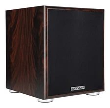 Rockville Rock Shaker Dark Wood 200w 6.5" Powered Home Theater Subwoofer Sub