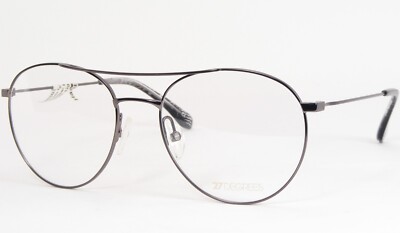 27DEGREES ROUND Col.N Gunmetal UNIQUE EYEGLASSES GLASSES FRAME 52-17-140mm