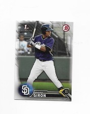 LOT OF 25  2016 Bowman Prospects #BP20 Ruddy Giron Cards San Diego Padres  