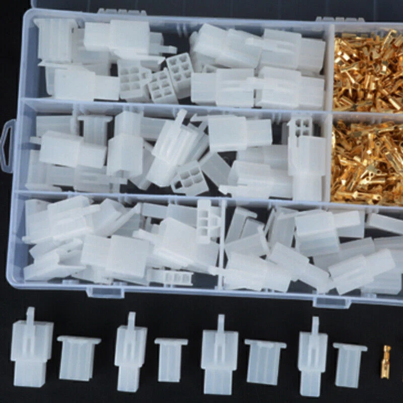 Juego de 380 piezas de conector de terminal cableado telar arnés terminal reparación motocicleta EE. UU. Foto 3 de 4