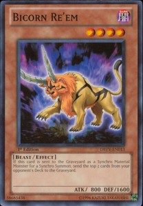 Bicorn Re'em - DREV-EN013 - Common - 1st Edition x3 - Lightly Played