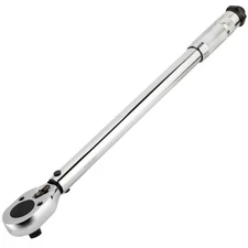 Powerbuilt 3/8 Inch Drive Micrometer Ratcheting Torque Wrench (5-80 ftlb) -