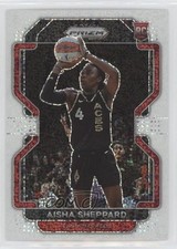 2022 Panini Prizm WNBA White Sparkle Prizm Aisha Sheppard #105 Rookie RC 00zd