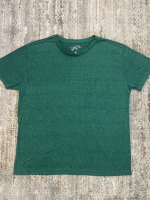 Fission T-shirt Mens Large Green Crew Neck Mens Green T-shirt size 2XL