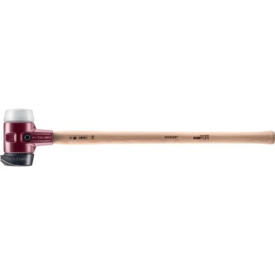 HALDER SIMPLEX Vorschlaghammer Ø 80 mm Gummi / Superplastik mit Standfuß Hammer