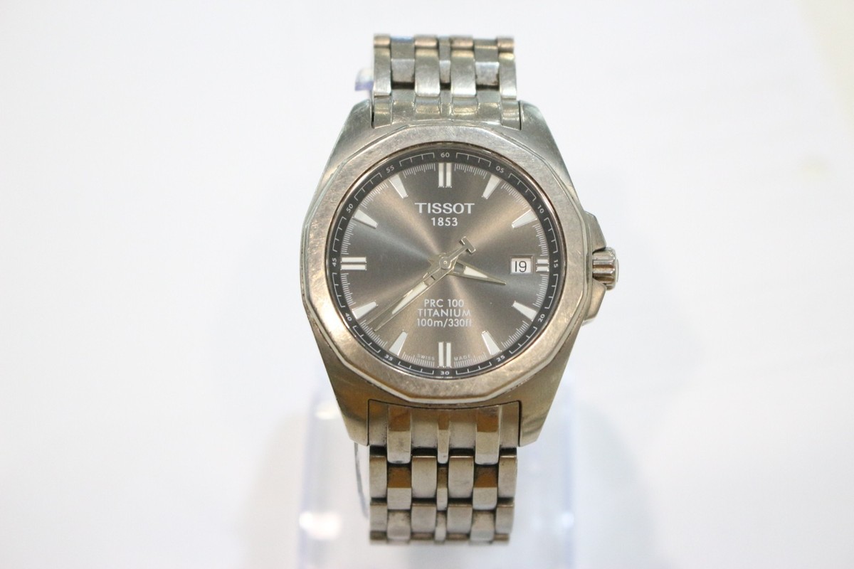 Tissot 1853 PRC100 Titanium 100m/330ft Watch | eBay