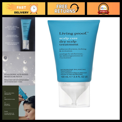 Dry Scalp Treatment - Soothes Itching & Flaking, Hydrates, Balances Microbiome,